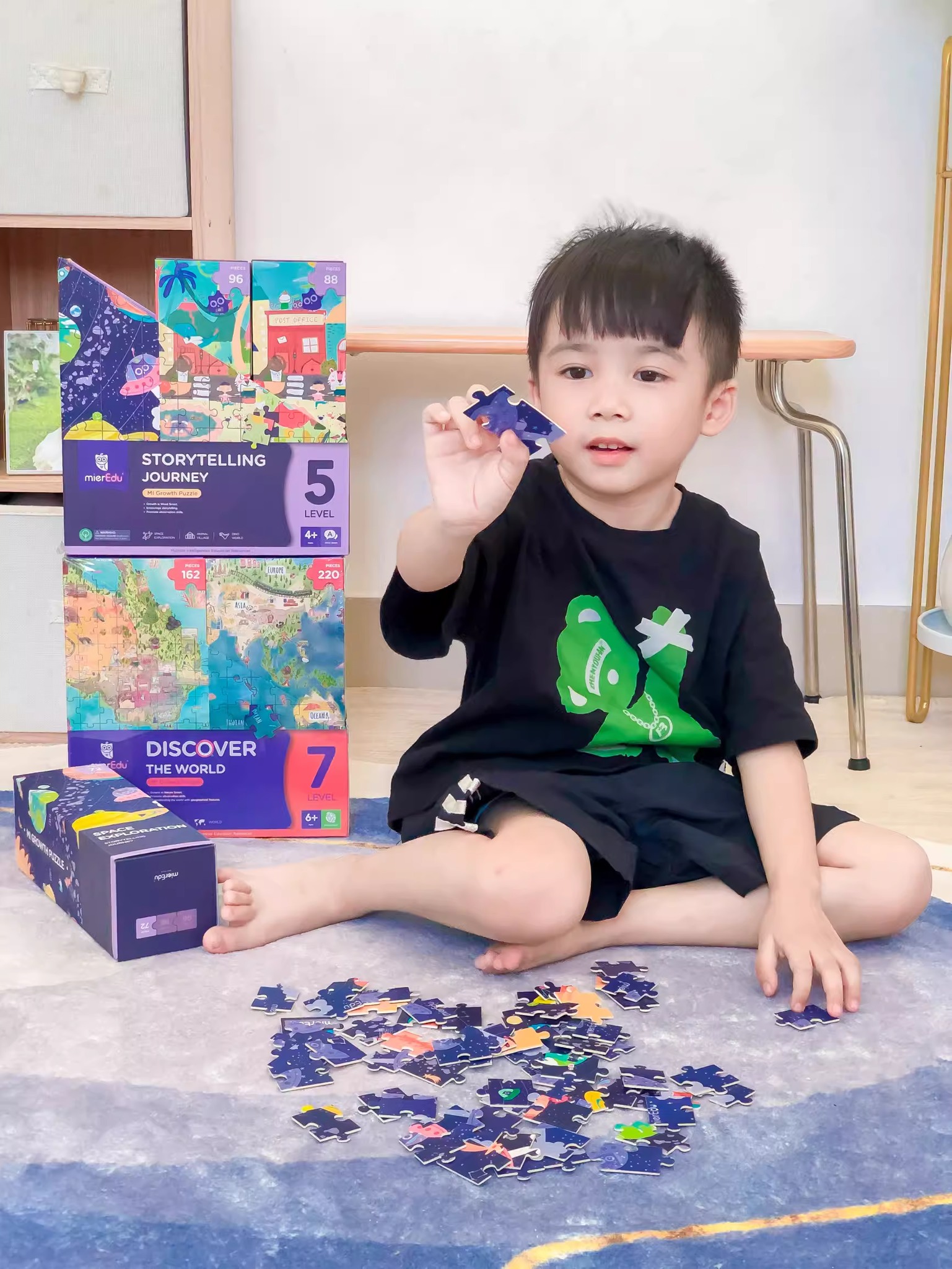 Bộ đồ chơi xếp hình 7 cấp độ - Cấp độ 7: Khám phá Thế giới