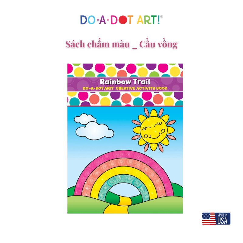 Sách tô màu chấm tròn nhiều chủ đề - Do A Dot Art (Mỹ)