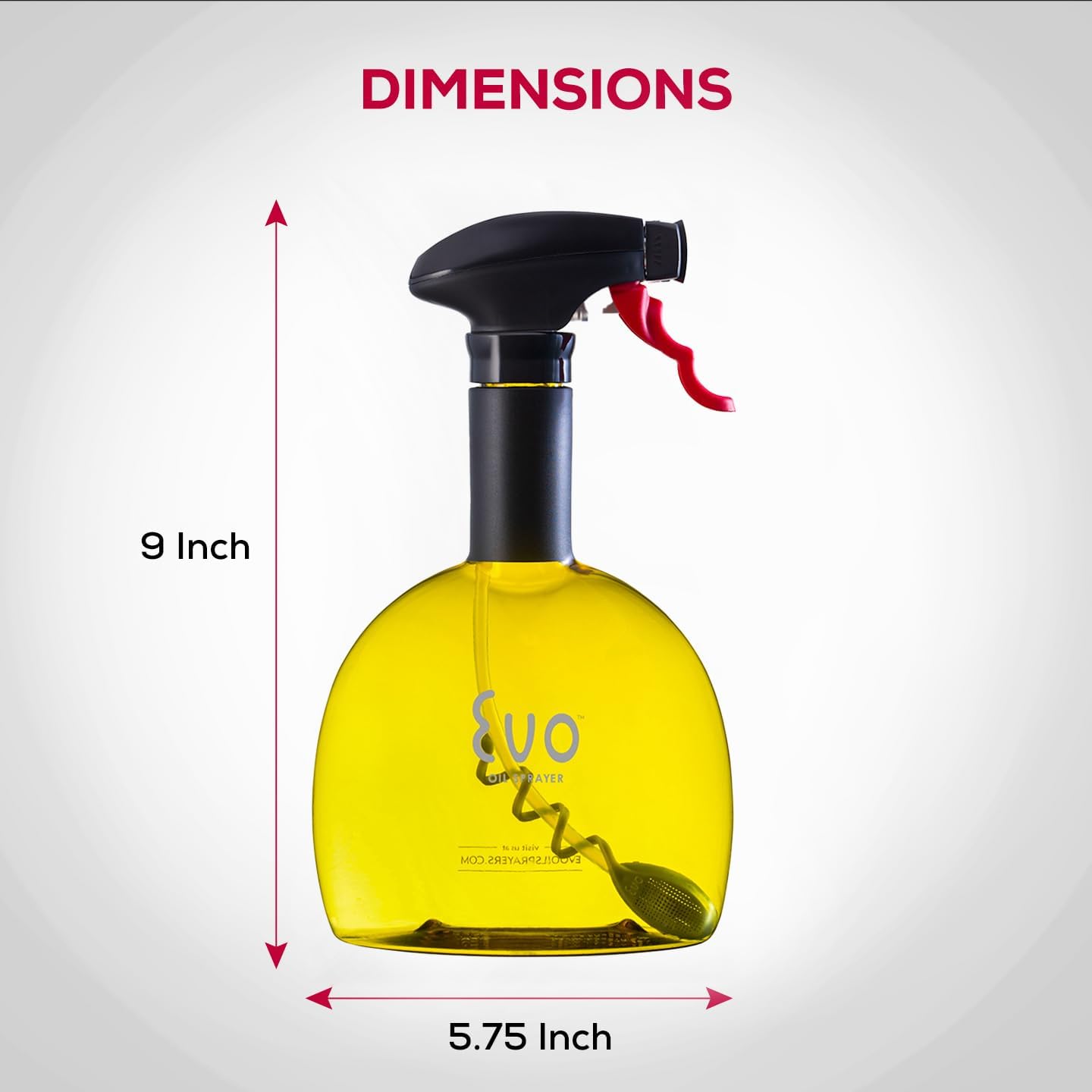 [KHÔNG HỘP] Bình xịt dầu bằng thép Inox 304 / 475ml - Evo Sprayer (Mỹ)
