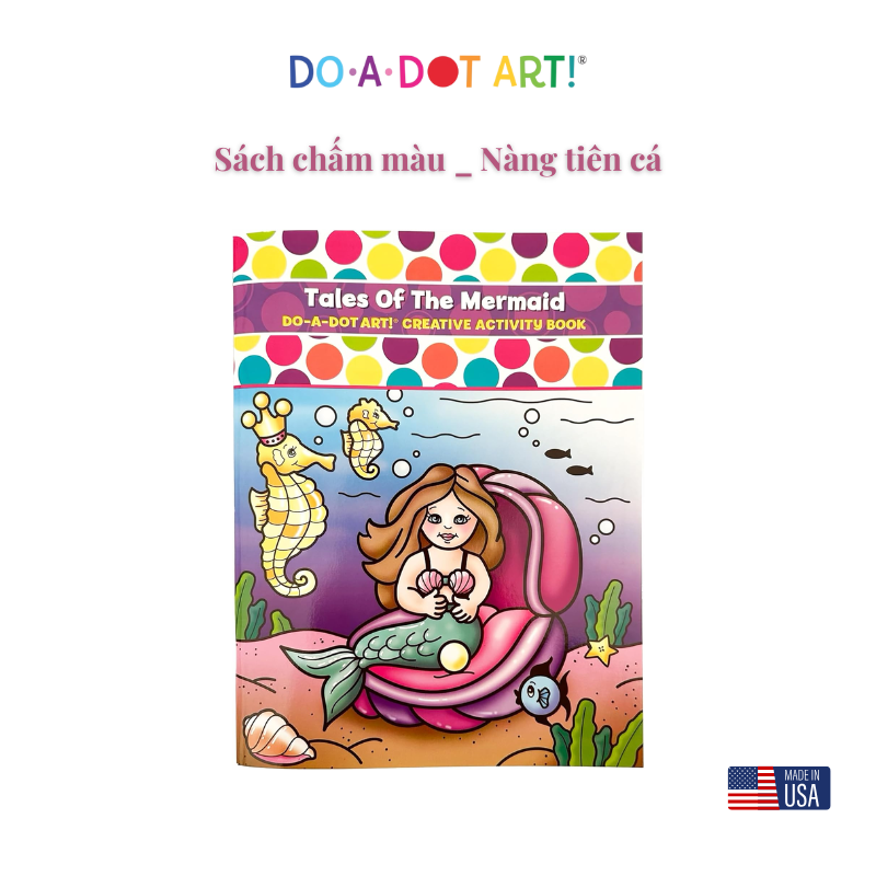 Sách tô màu chấm tròn nhiều chủ đề - Do A Dot Art (Mỹ)