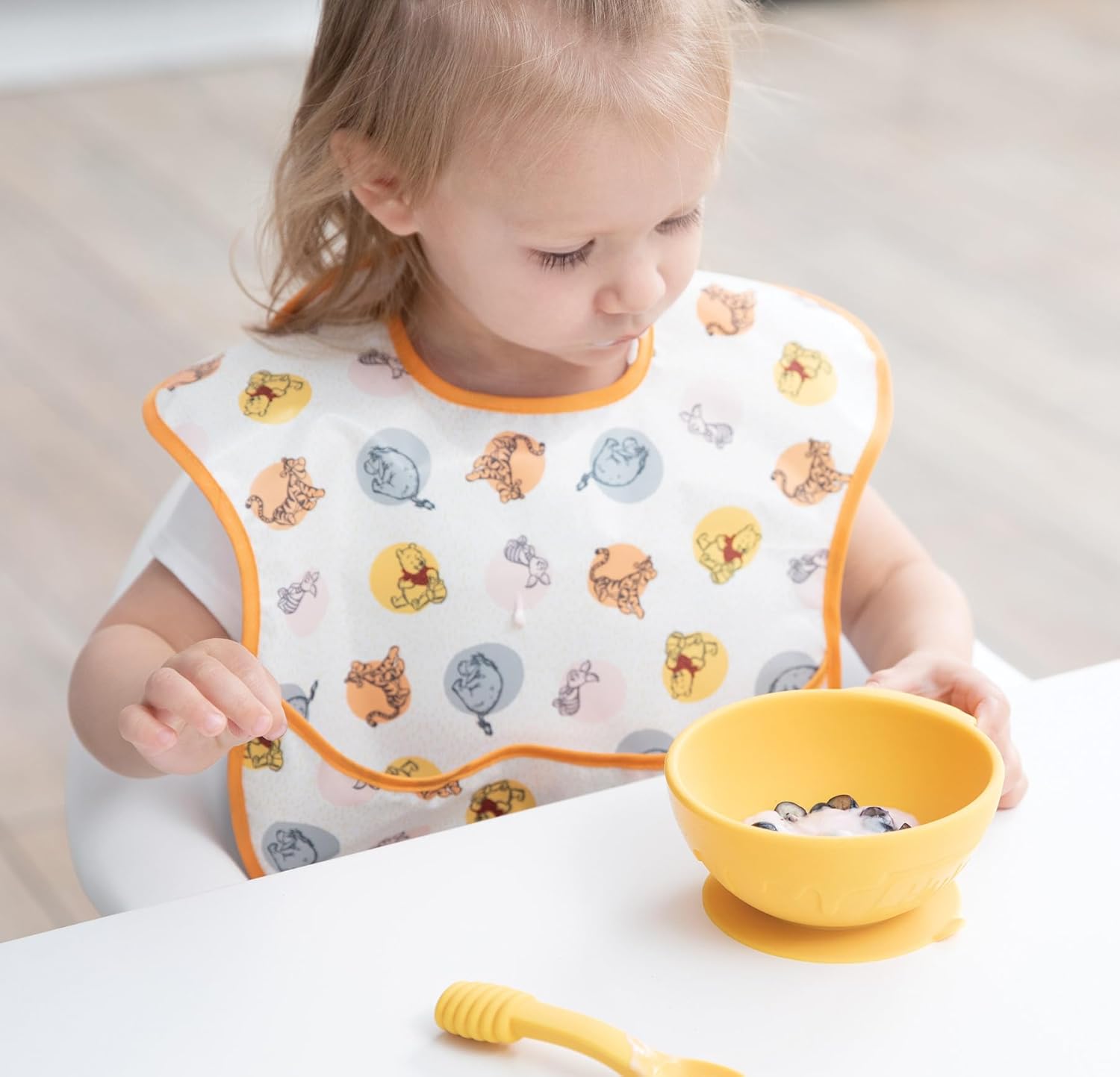 Yếm ăn tay ngắn chống nước cho trẻ em Bumkins