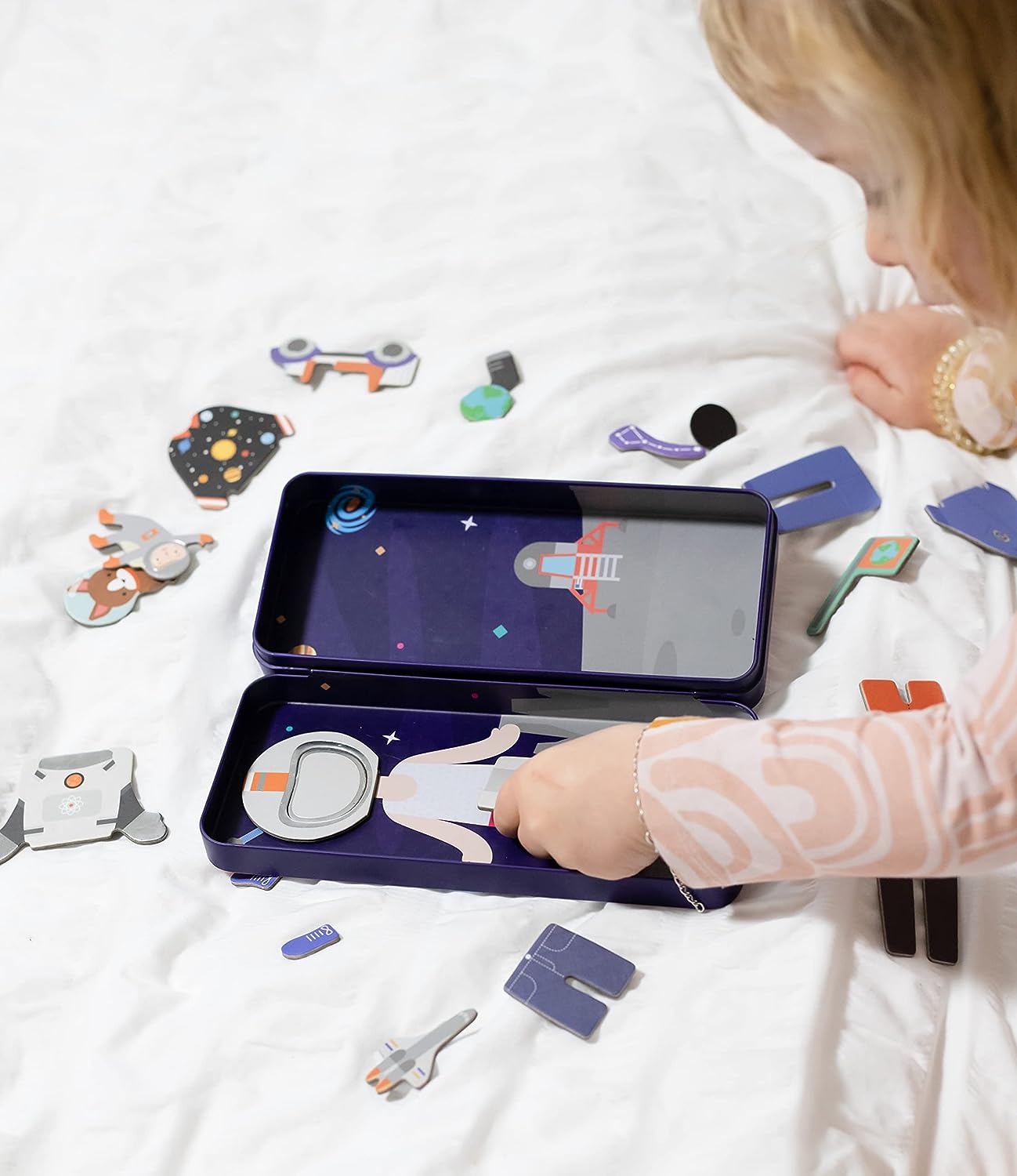 Hộp bút lắp ráp nam châm - Nghề nghiệp [mierEdu Travel Magnetic Boxes Occupations]