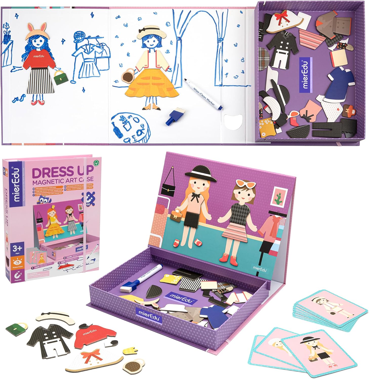 Hộp ghép hình sáng tạo cùng nam châm _ Thời trang