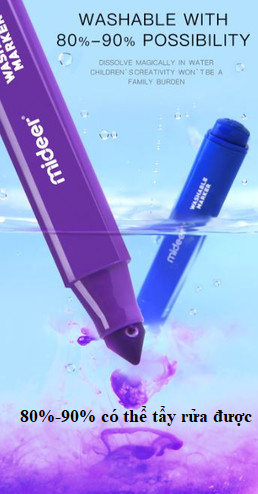 Bút lông dầu 24 màu Mideer MD4070