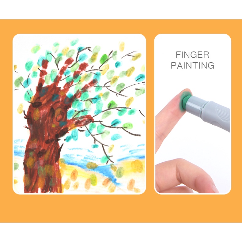 Bút sáp màu lụa 12 màu Mideer MD4066