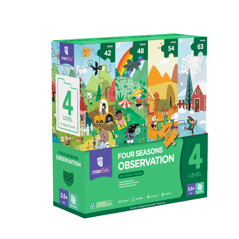 Bộ đồ chơi xếp hình 7 cấp độ - Cấp độ 4: Bốn mùa trong năm