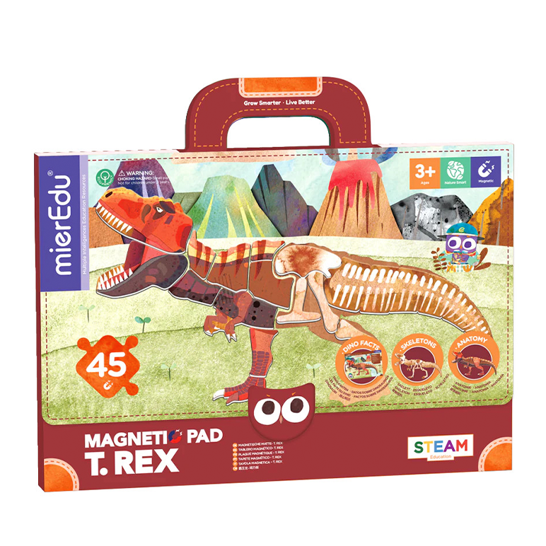 Bảng xếp hình nam châm _ Khủng long bạo chúa Trex