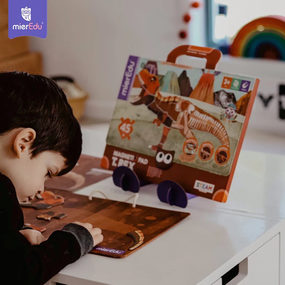 Bảng xếp hình nam châm _ Khủng long bạo chúa Trex