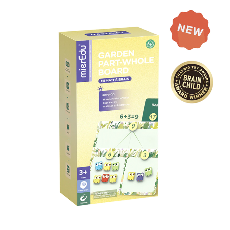 Bộ đồ chơi nam châm toán học tương tác _ Chủ đề khu vườn