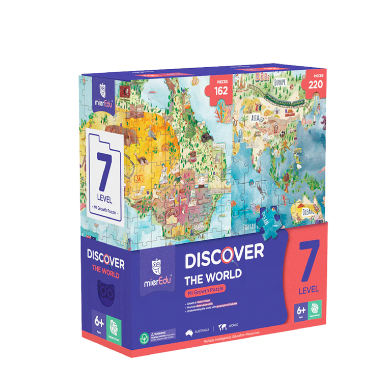Bộ đồ chơi xếp hình 7 cấp độ - Cấp độ 7: Khám phá Thế giới