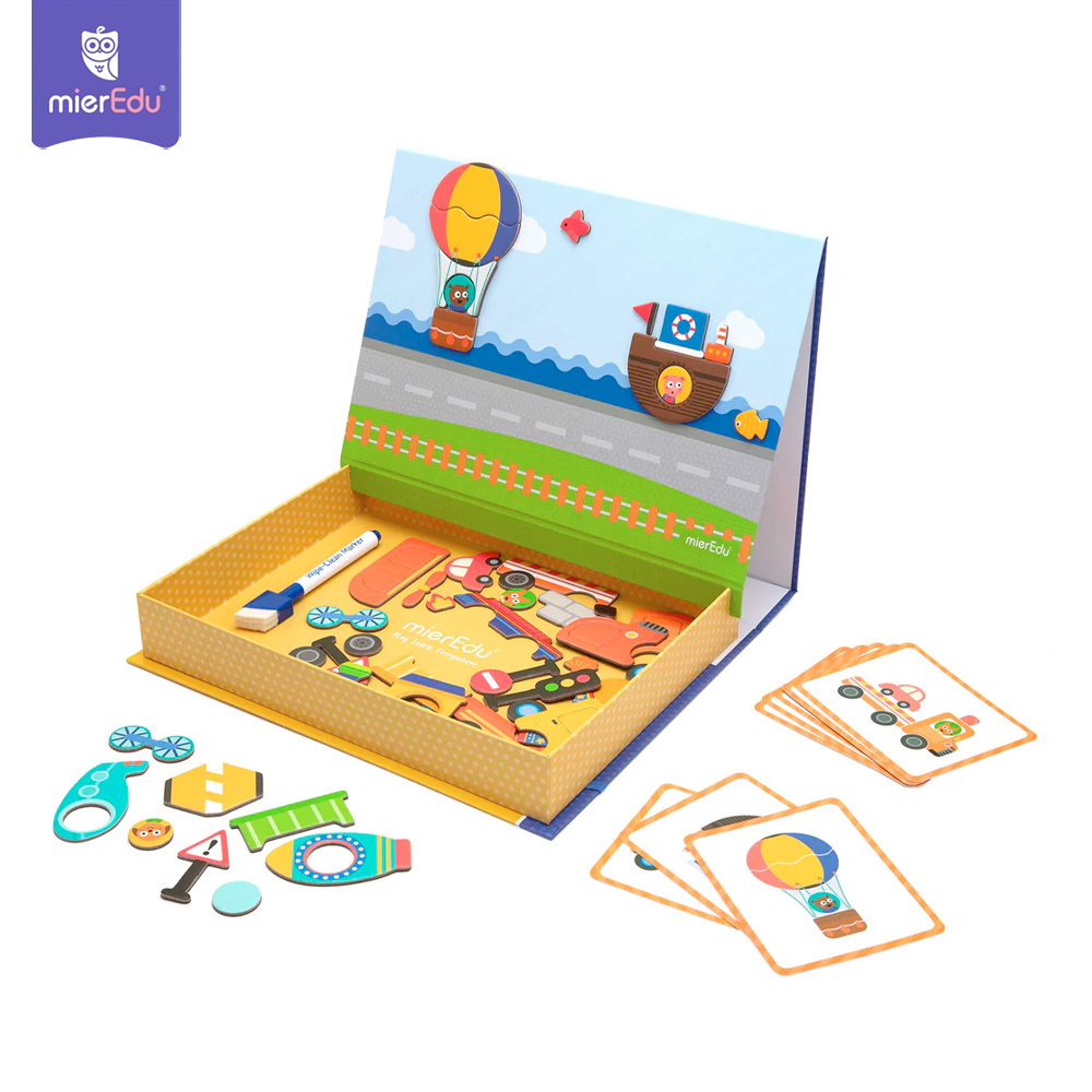 Hộp ghép hình sáng tạo cùng nam châm _ Phương tiện giao thông