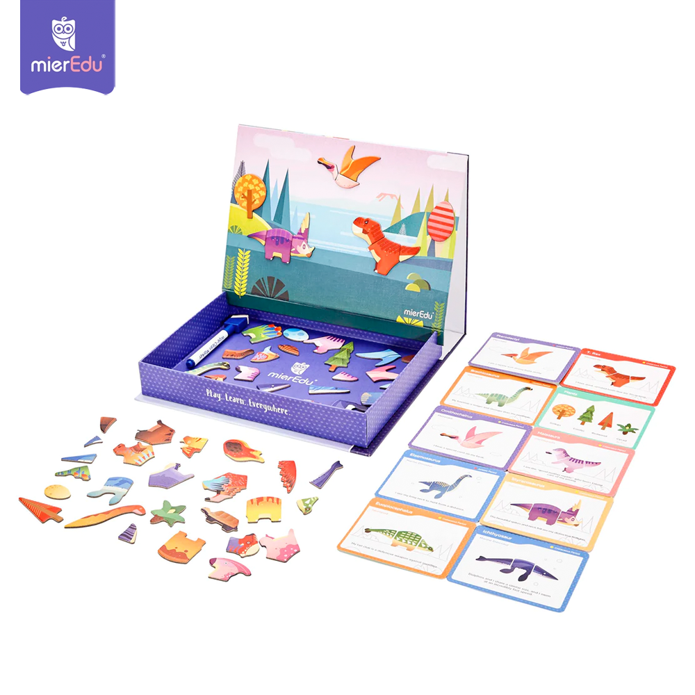 Hộp ghép hình sáng tạo cùng nam châm _ Thế giới khủng long