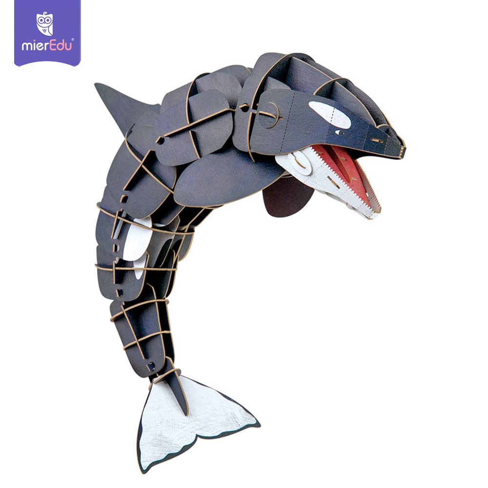 Bộ xếp mô hình 3D cử động được_Cá voi sát thủ