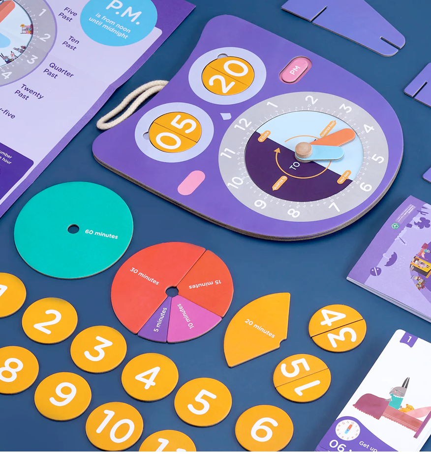 Bộ đồ chơi nam đồng hồ _ Thời gian và kỹ năng quản lý thời gian