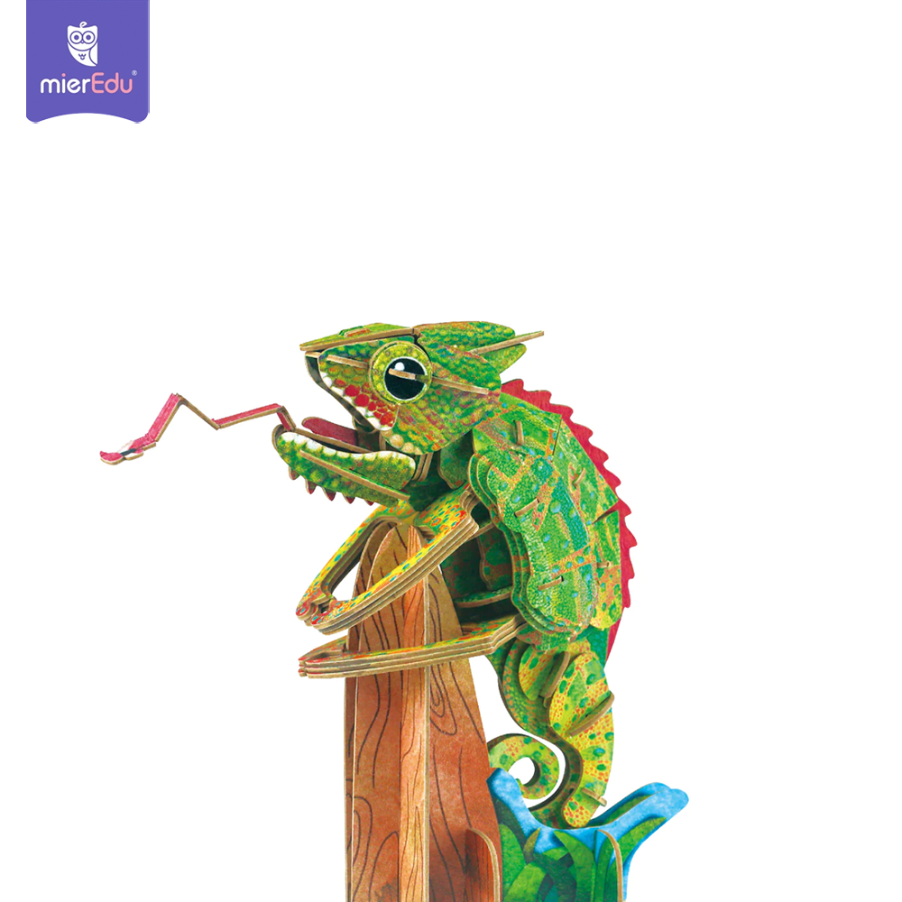 Bộ Xếp Hình 3D Mini – Tắc kè hoa