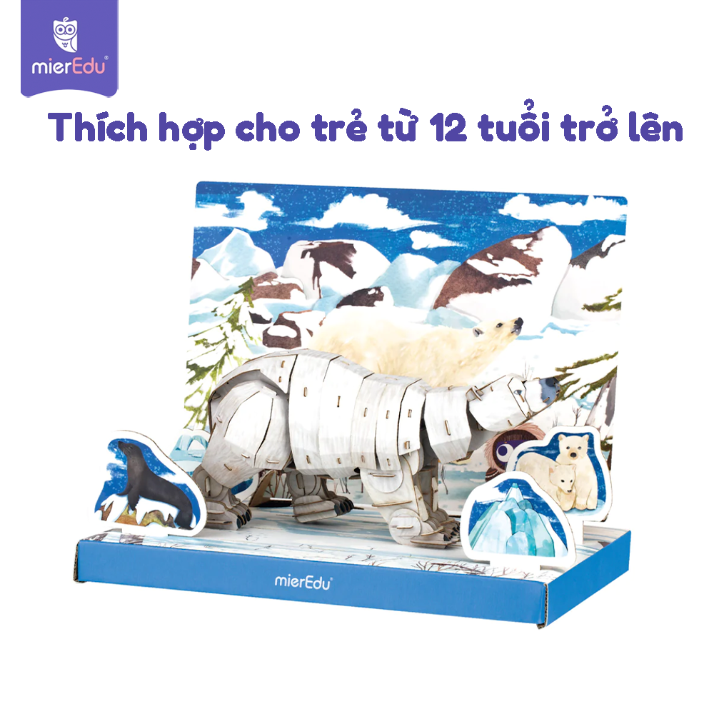 Bộ lắp ghép 3D chi tiết mierEdu - Phiên bản đặc biệt
