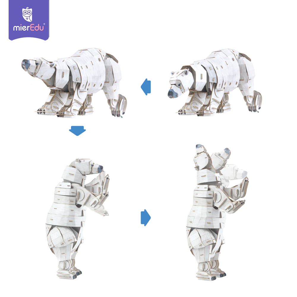 Bộ lắp ghép 3D chi tiết mierEdu - Phiên bản đặc biệt