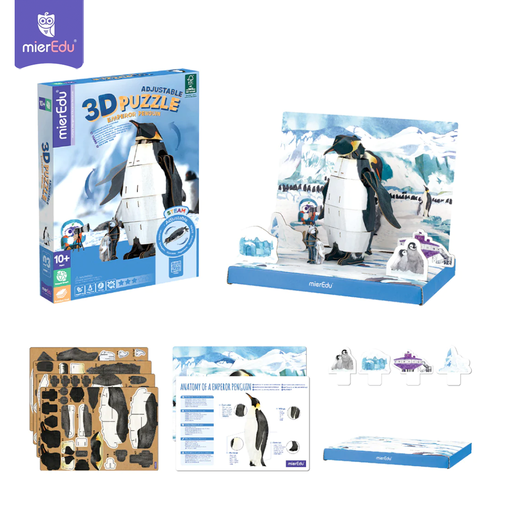 Hộp Xếp Mô Hình 3D_Chim Cánh Cụt