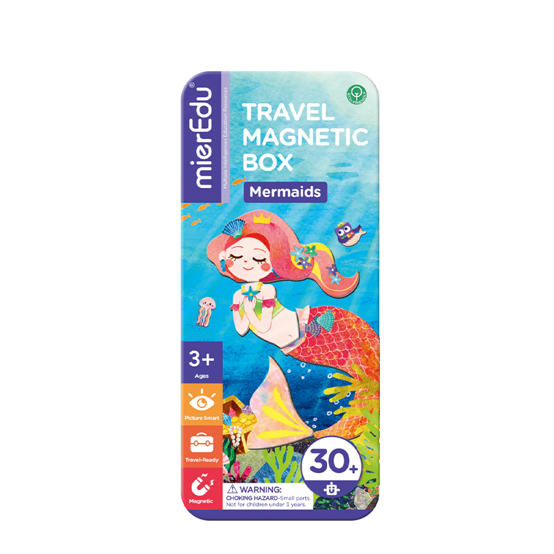 Hộp bút kèm mảnh ghép nam châm _ Nàng tiên cá