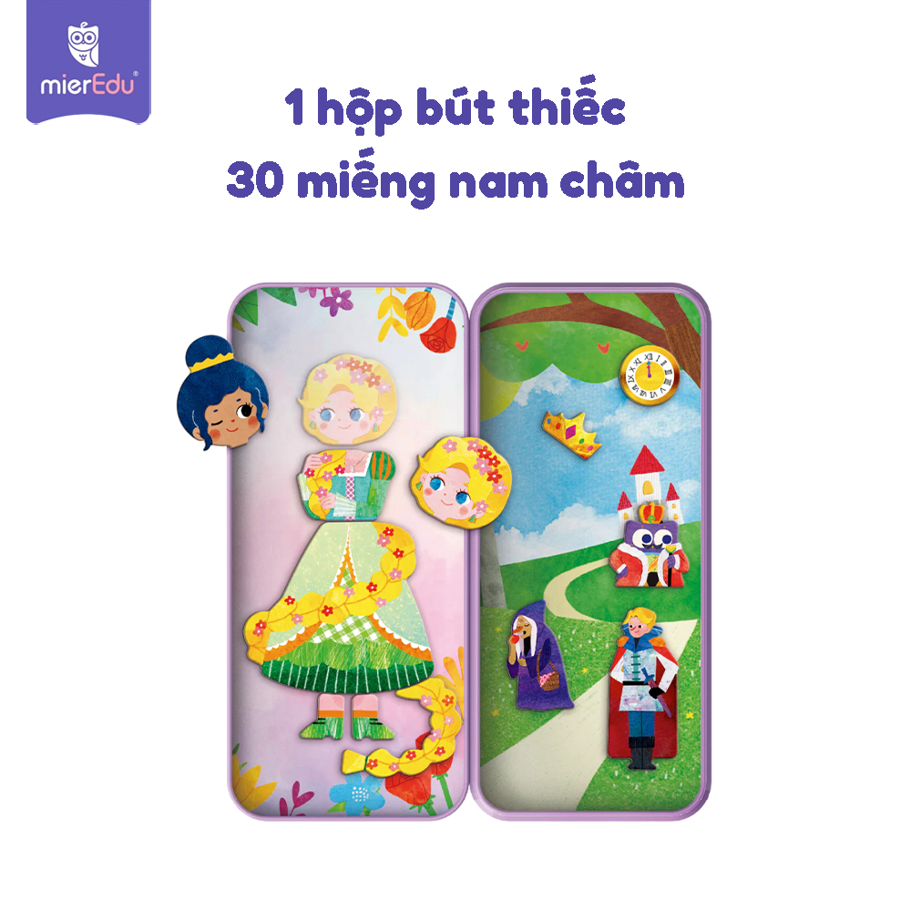 Hộp bút kèm mảnh ghép nam châm _ Cổ tích