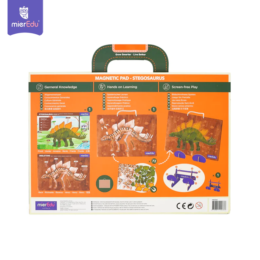 Bảng xếp hình nam châm _ Khủng long vây kiếm