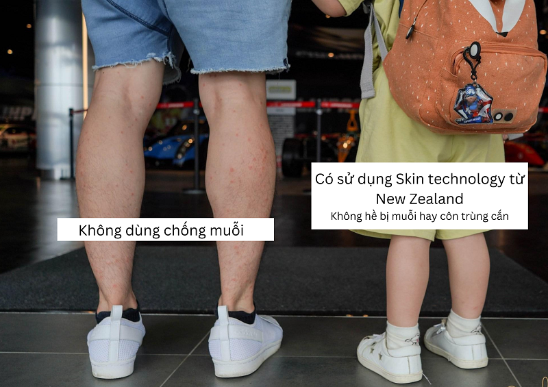 [Không hộp] Chai lăn chống muỗi và côn trùng cho trẻ nhỏ và phụ nữ mang thai từ New Zealand 15% Picaridin - Hương nhẹ