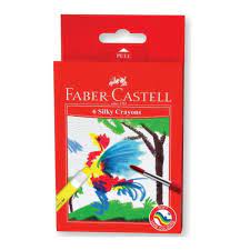 Bút sáp vặn silky - watersouble - 6 màu Faber-Castell