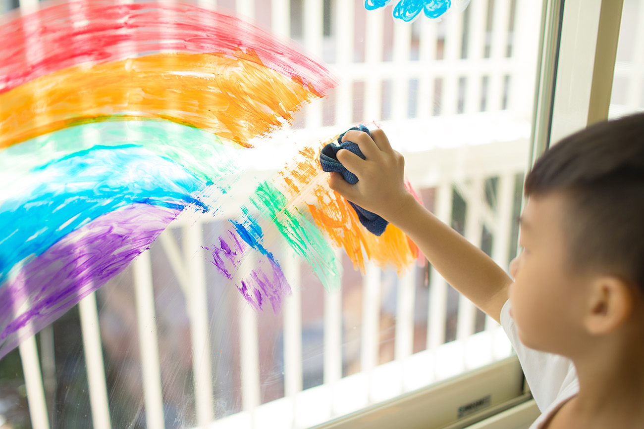 Bảng vẽ 2 in1 Little Brian (gồm bảng trắng, bảng đen và màu vẽ)