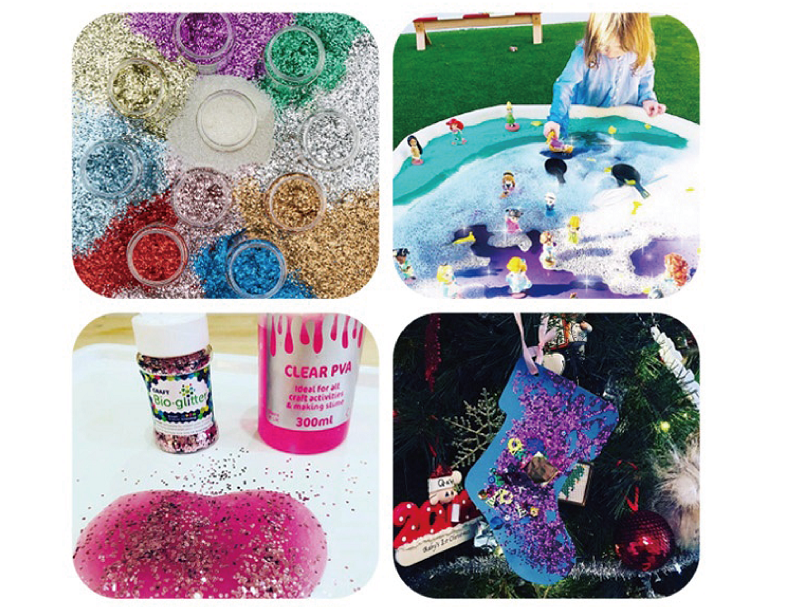 Kim tuyến thân thiện với môi trường Bio - Biodegradable Glitter (Brian Clegg -Anh quốc)