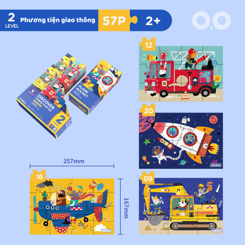 7 bộ xếp hình cấp độ (Combo 7 bộ)