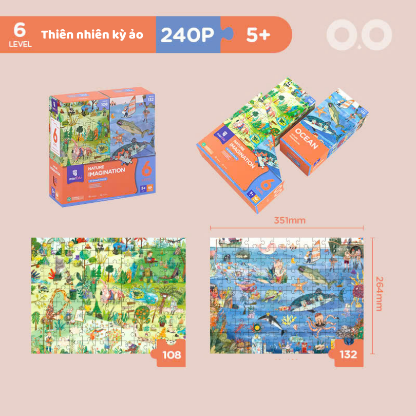 7 bộ xếp hình cấp độ (Combo 7 bộ)