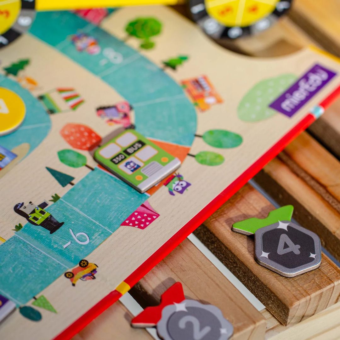 Bộ đồ chơi nam châm toán học tương tác _ Xe buýt toán học