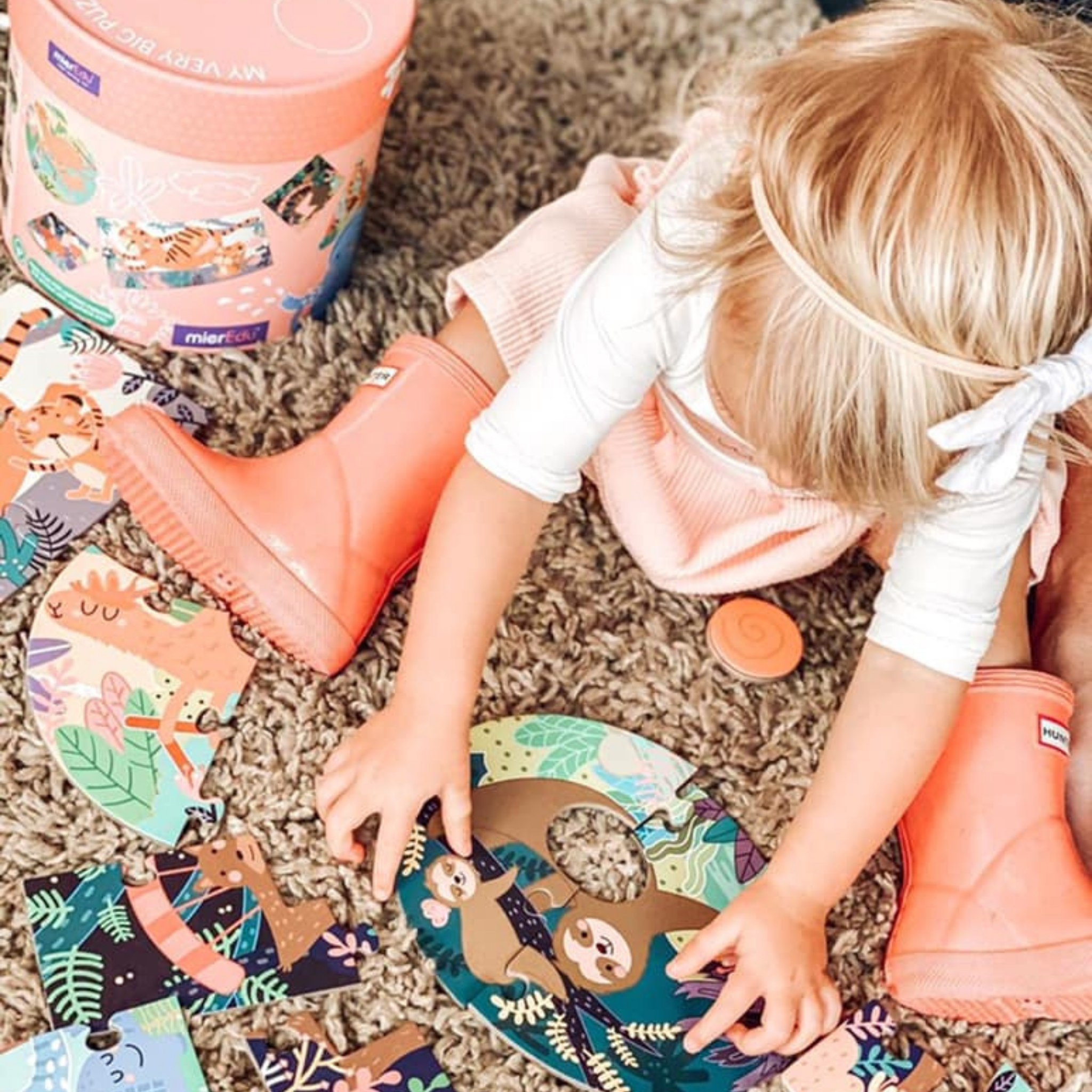 Hộp đồ chơi xếp hình đầu đời – Chủ đề Hình học/ tình mẫu tử