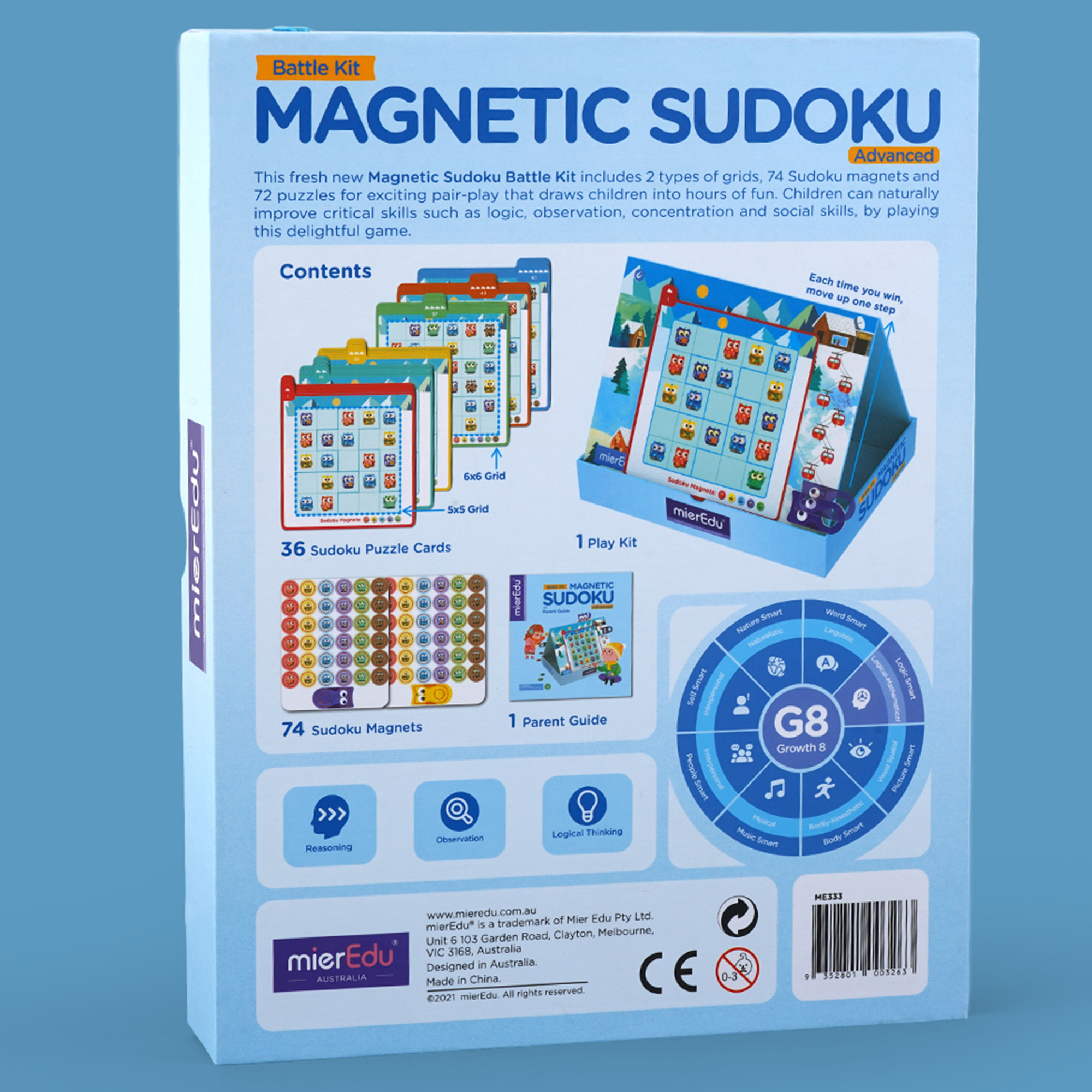 Bộ đồ chơi lắp ráp thông minh mierEdu - Sudoku [mierEdu Magnetic Sudoku Kits]