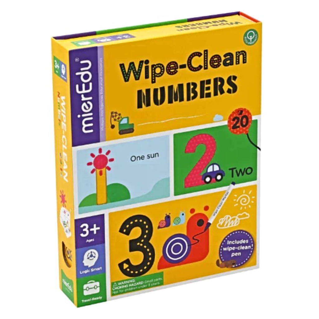 Bé tập viết số 123 _ Thẻ viết xóa