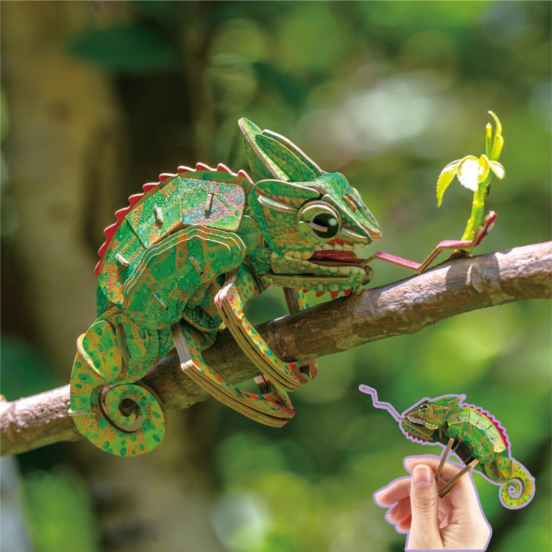 Bộ lắp ghép 3D chi tiết mierEdu - Động vật dễ thương (mini)