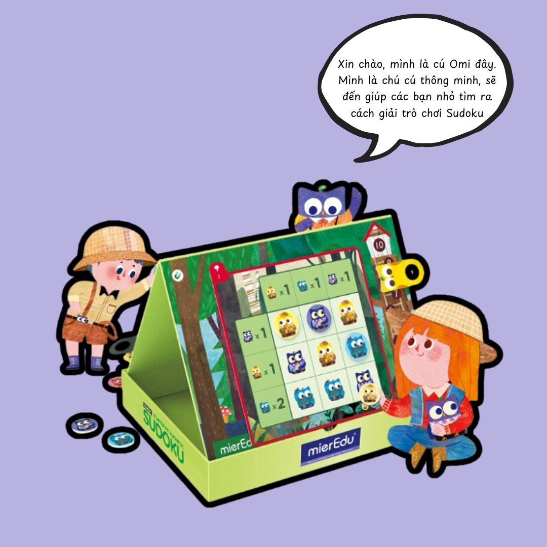Bộ đồ chơi lắp ráp thông minh mierEdu - Sudoku [mierEdu Magnetic Sudoku Kits]