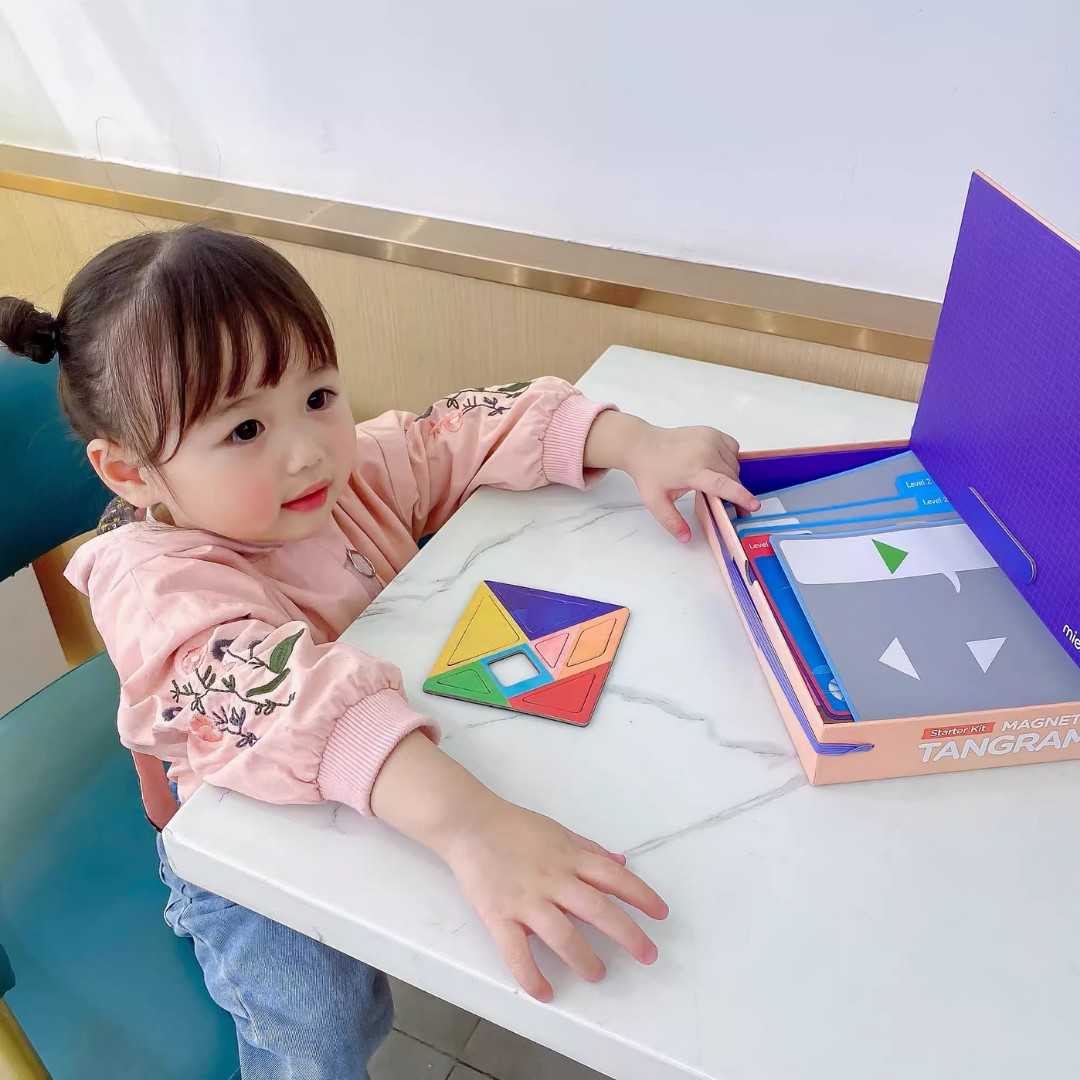 Bộ đồ chơi lắp ráp thông minh mierEdu - Tangram [mierEdu Magnetic Tangram Kits]