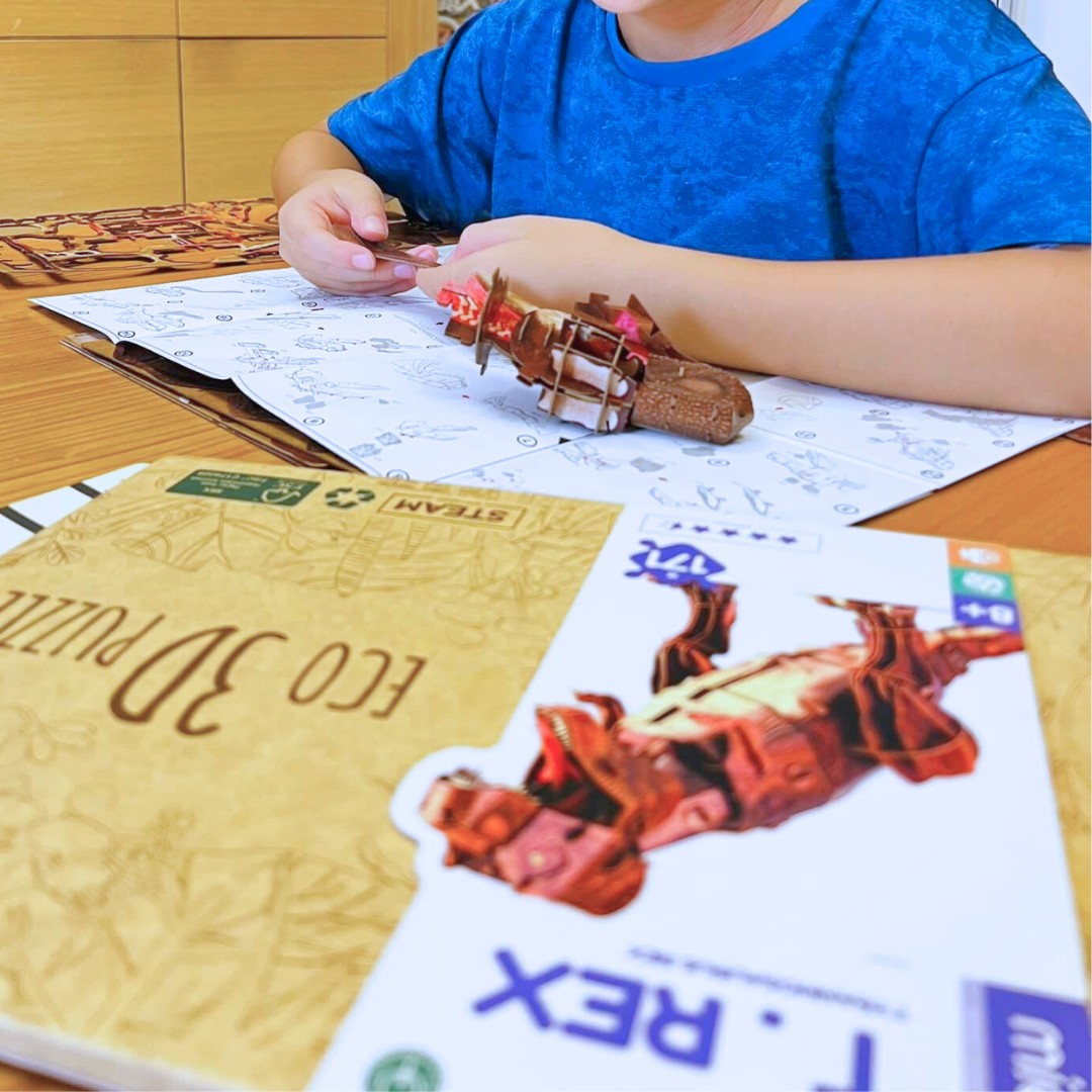 Bộ lắp ráp mô hình 3D chi tiết mierEdu - Thế giới khủng long