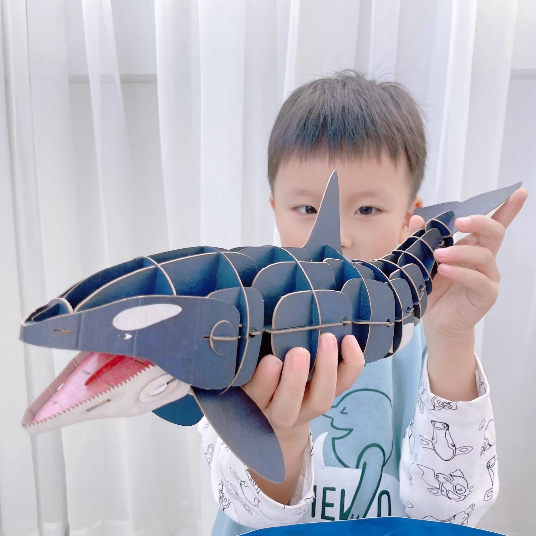 Bộ xếp mô hình 3D chi tiết mierEdu -Các loài cá to lớn ngoài đại dương