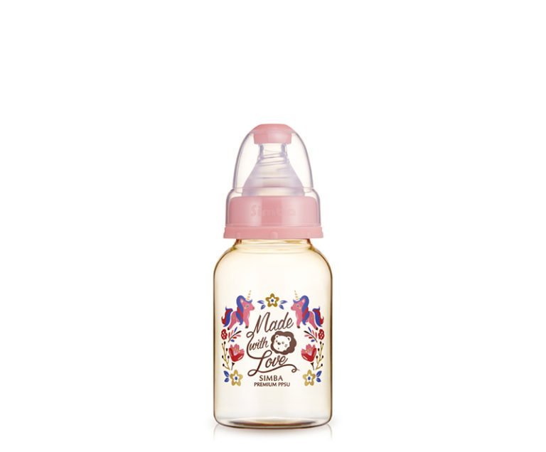 Bình sữa PPSU-Dorothy Wonderland cổ chuẩn 150ml_màu hồng 0m+