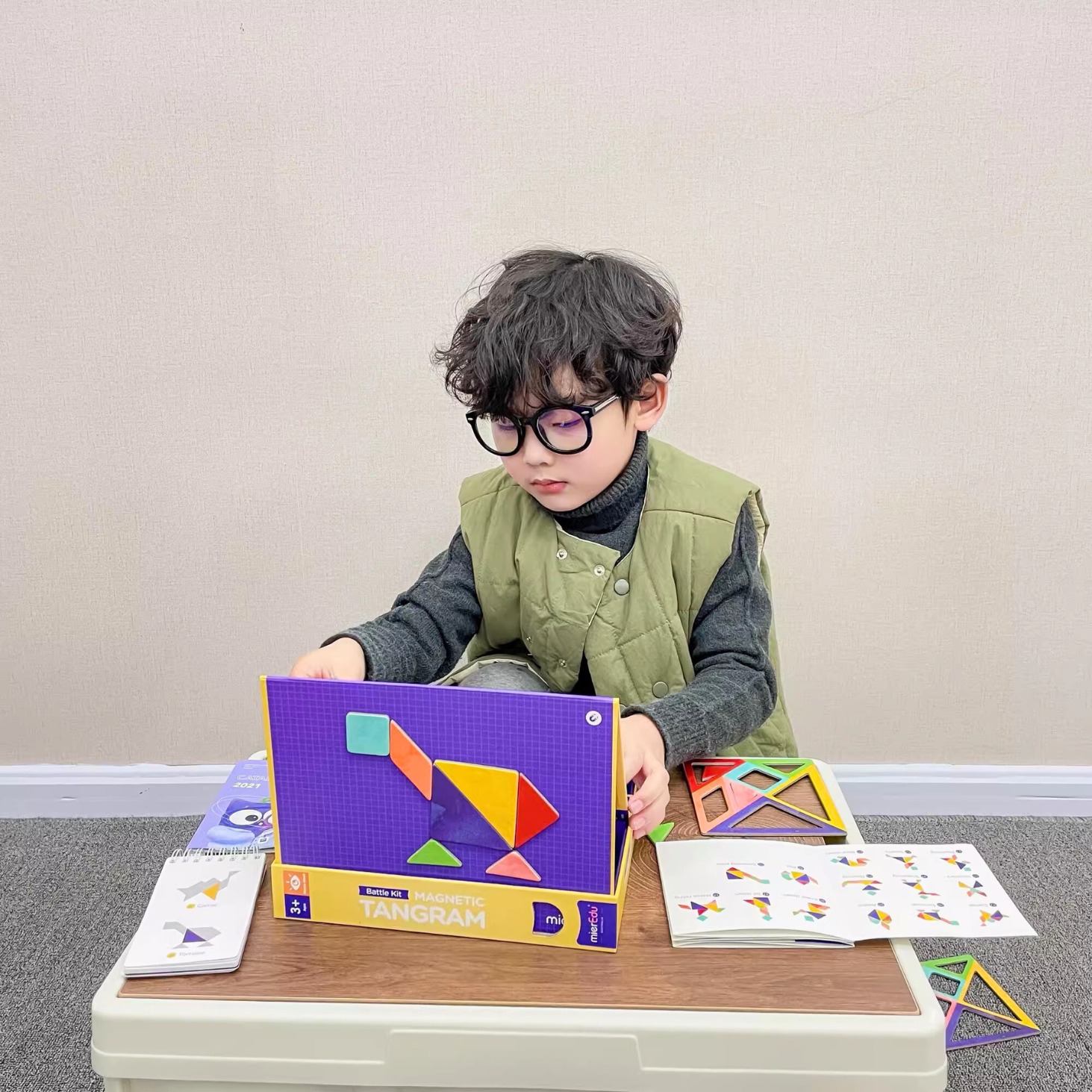 Bộ đồ chơi lắp ráp thông minh – Tangram Cấp độ nâng cao (2 người chơi)