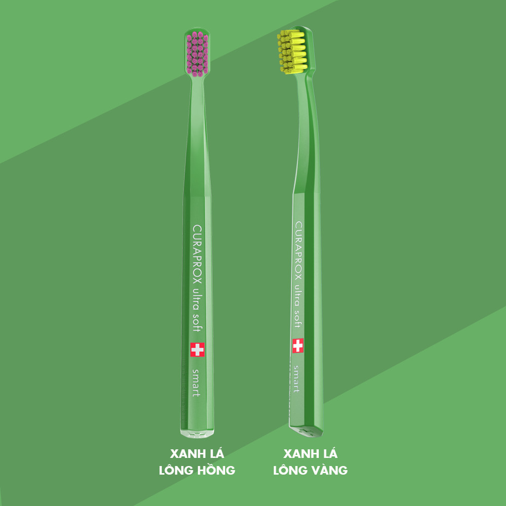 Bàn chải răng trẻ em Curaprox CS Kids 5500 Ultra Soft - Xanh Lá