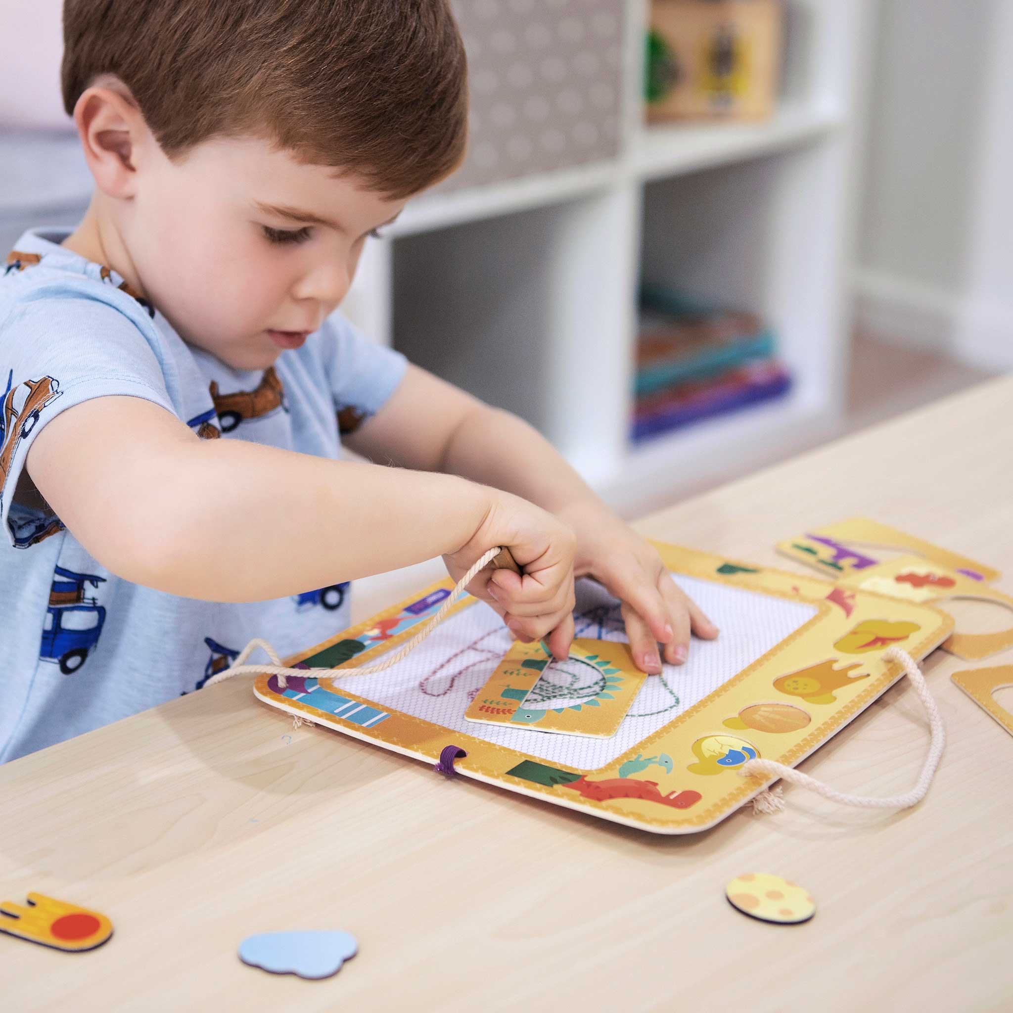 Bảng vẽ xóa nam châm, bảo vệ môi trường _ Khủng long