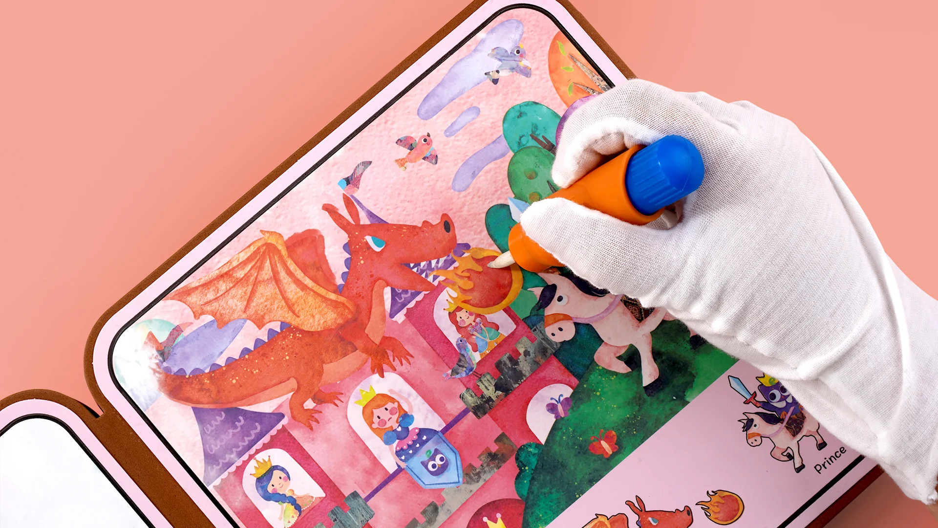 Sách tô màu nước ma thuật (chính hãng Úc), giấy premium, dùng nhiều lần không rách