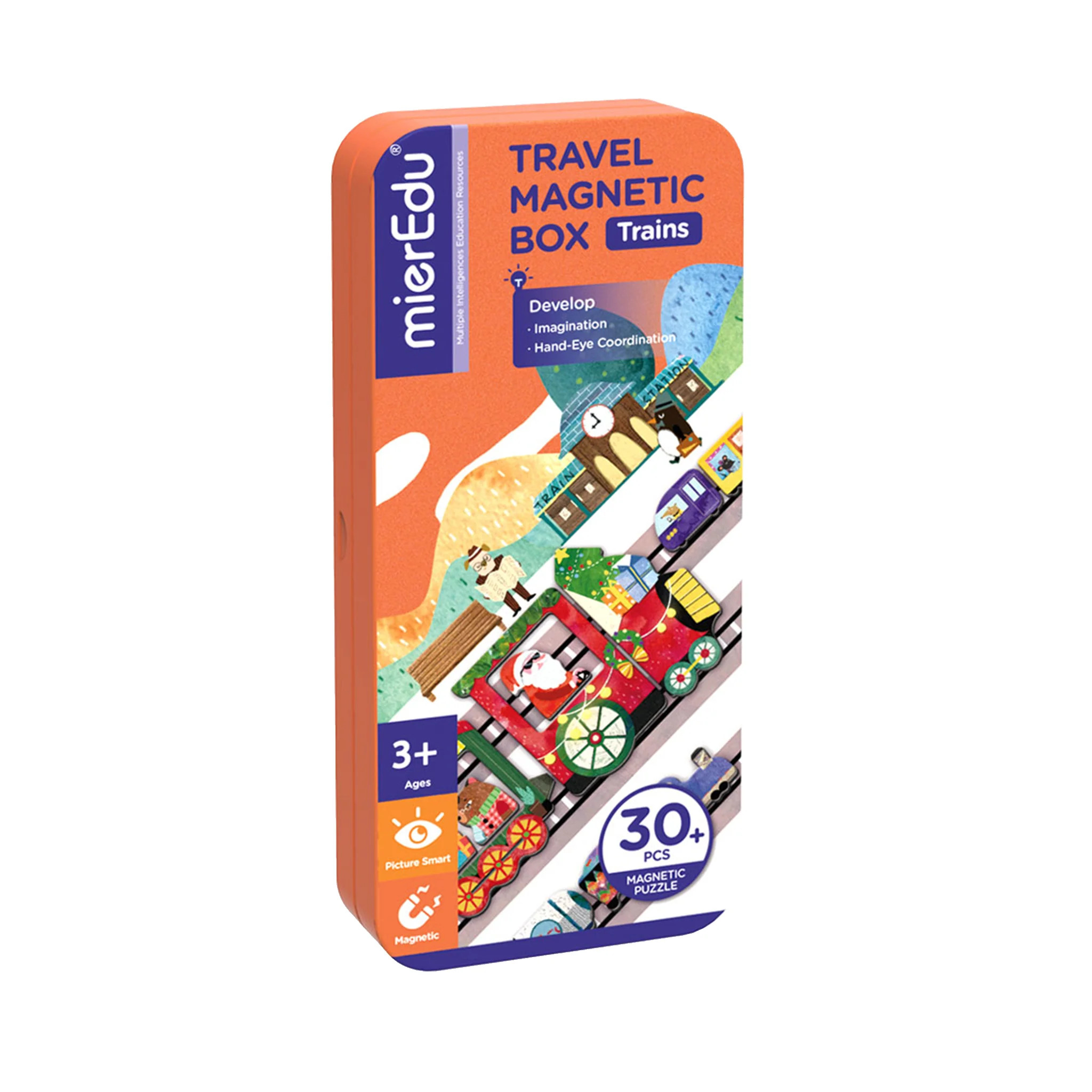 Hộp bút lắp ráp nam châm - Phương tiện giao thông [mierEdu Magnetic Puzzle Boxes Transports]