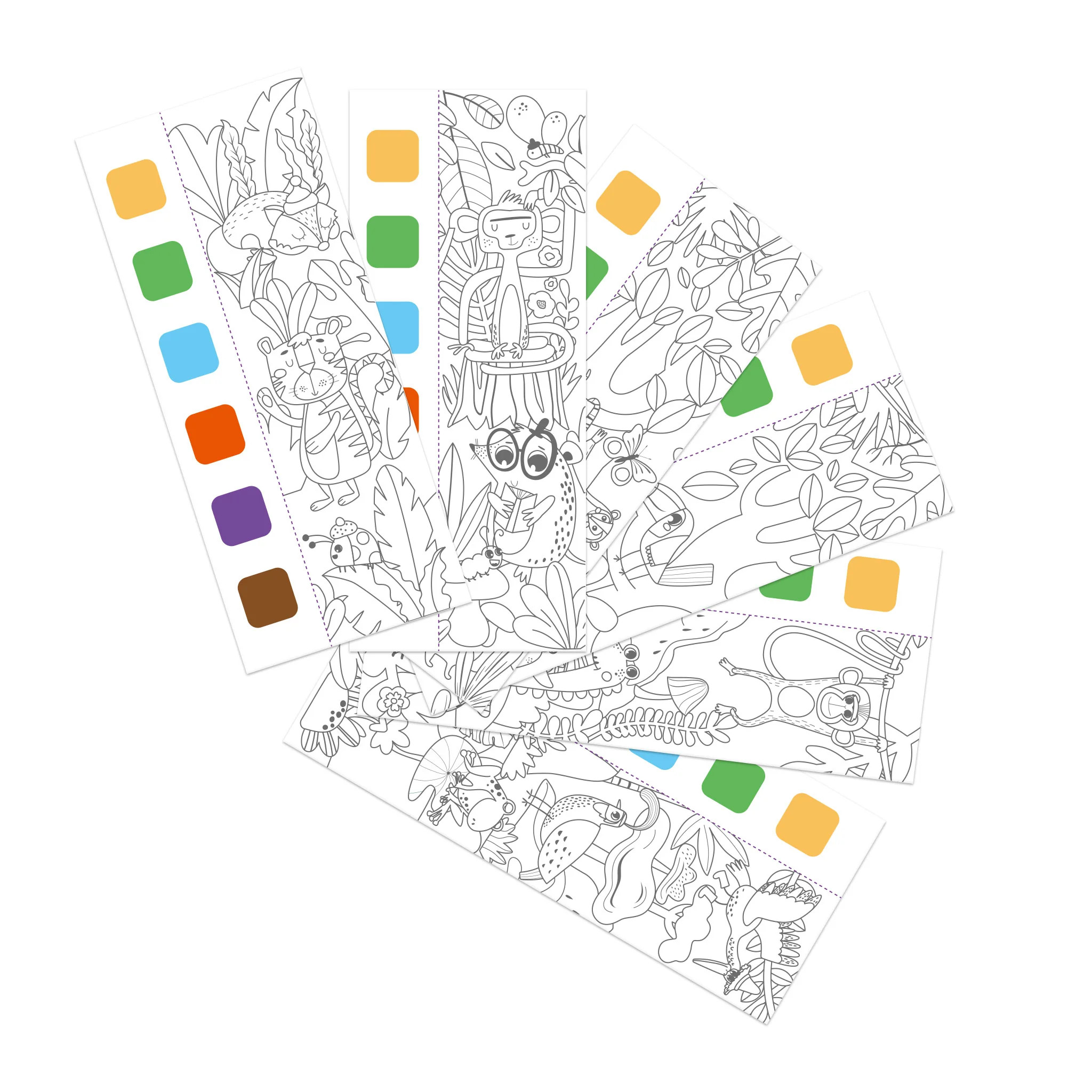 Tranh tô màu nghệ thuật bỏ túi mierEdu [Pocket Watercolour Painting Book]