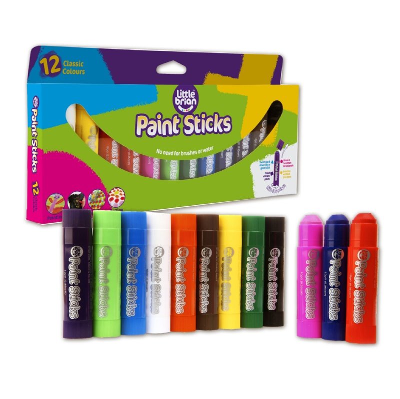 [TỔNG HỢP] Bút sáp màu an toàn, tẩy được Little Brian - Size Cơ Bản (Nhập khẩu UK)