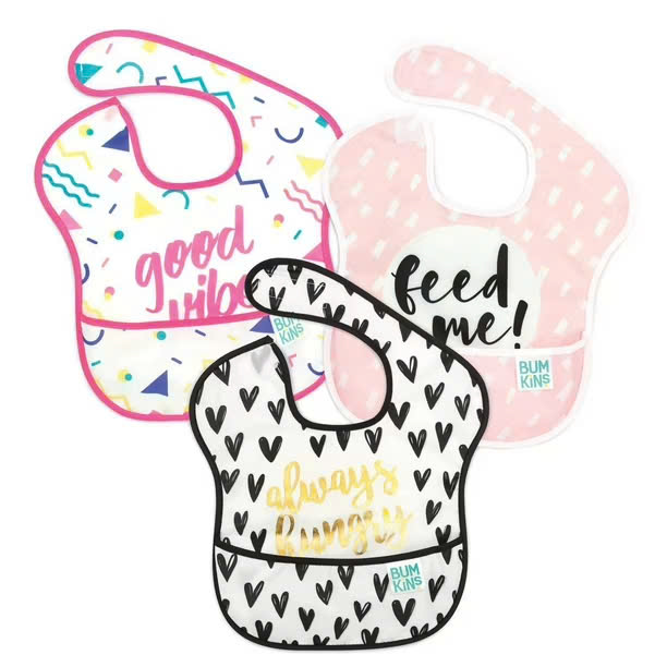 (3 cái) Yếm chống nước Bumkins