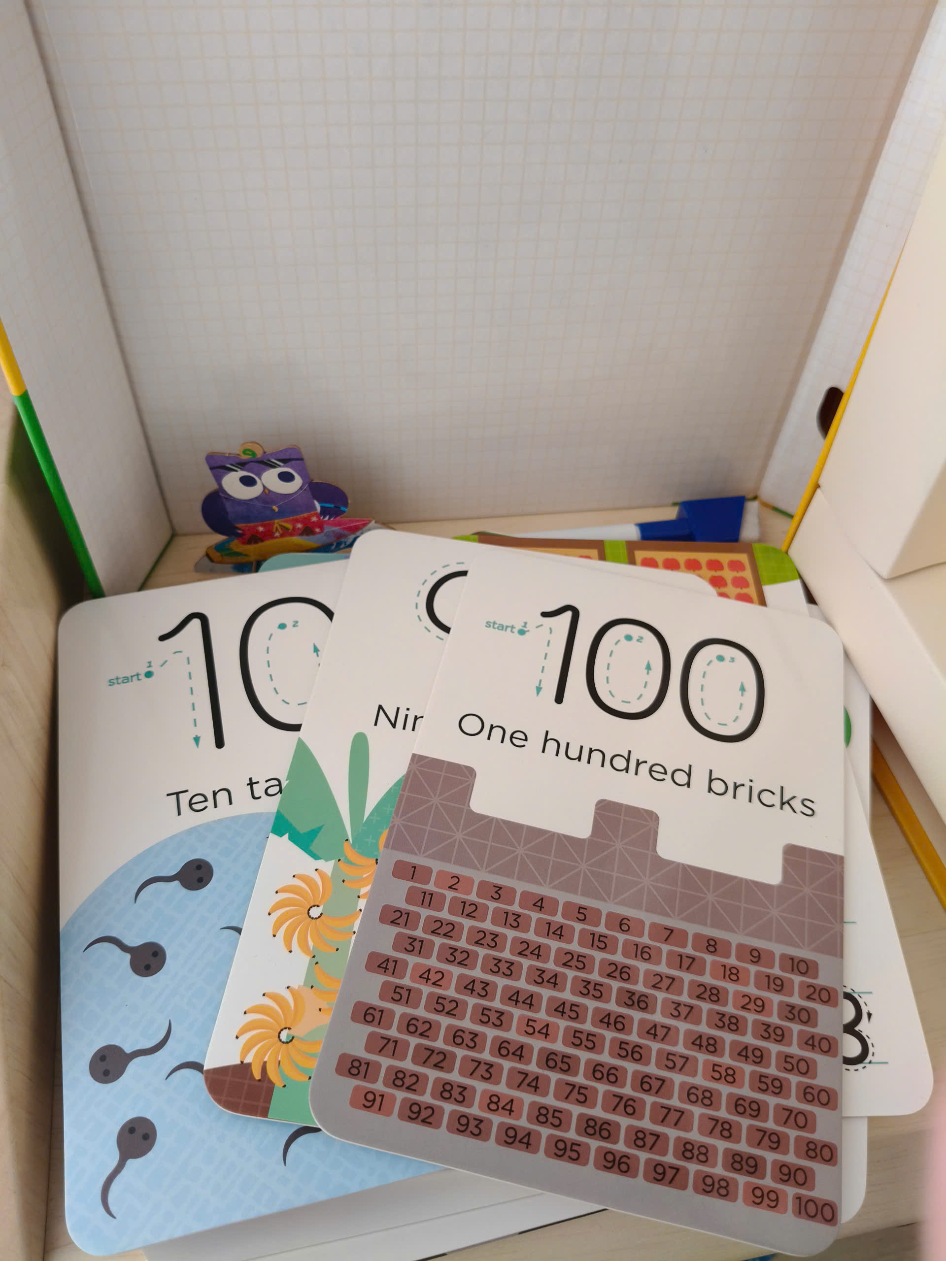 Bé tập viết số 123 _ Thẻ viết xóa